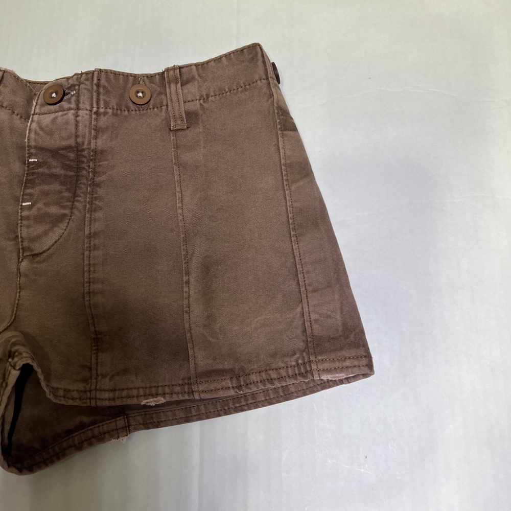 Free People All Yours Micro Shorts Brown Size 8 Casual Summer Festive - Picture 4 of 12